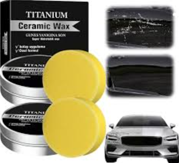 Car Wax Ceramic Coating - Профессиональный титаново-керамический воск-крем для полировки автомобиля,
