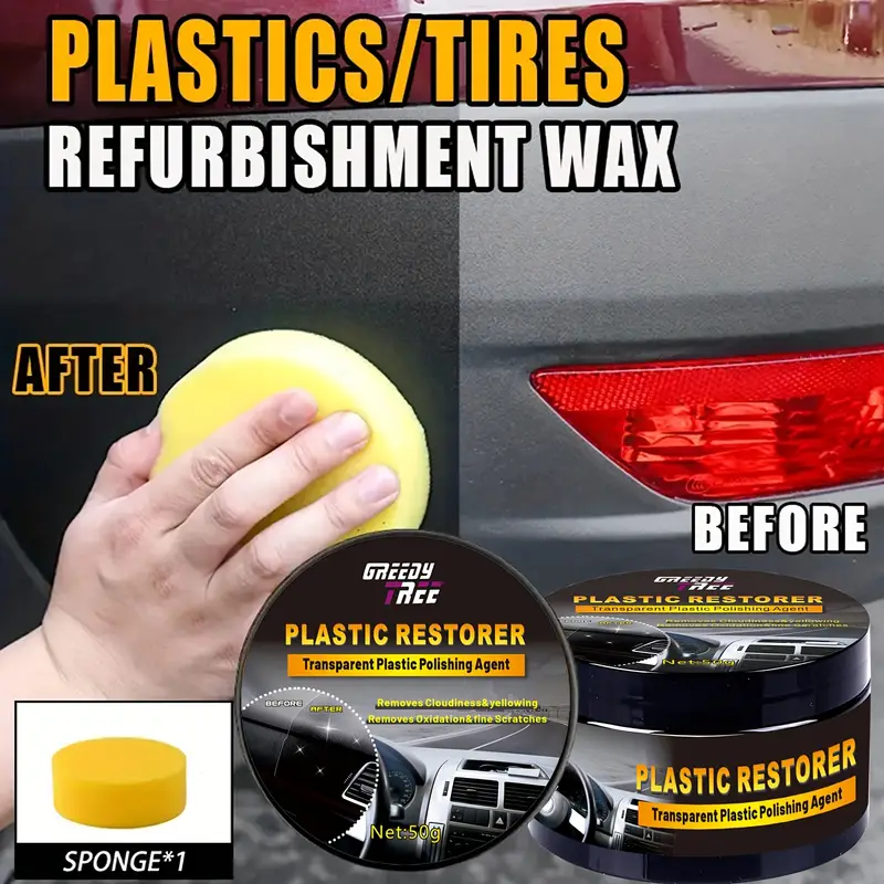Trim Restorer Plastic - GREEDY TREE Восстановитель пластика для автомобилей: