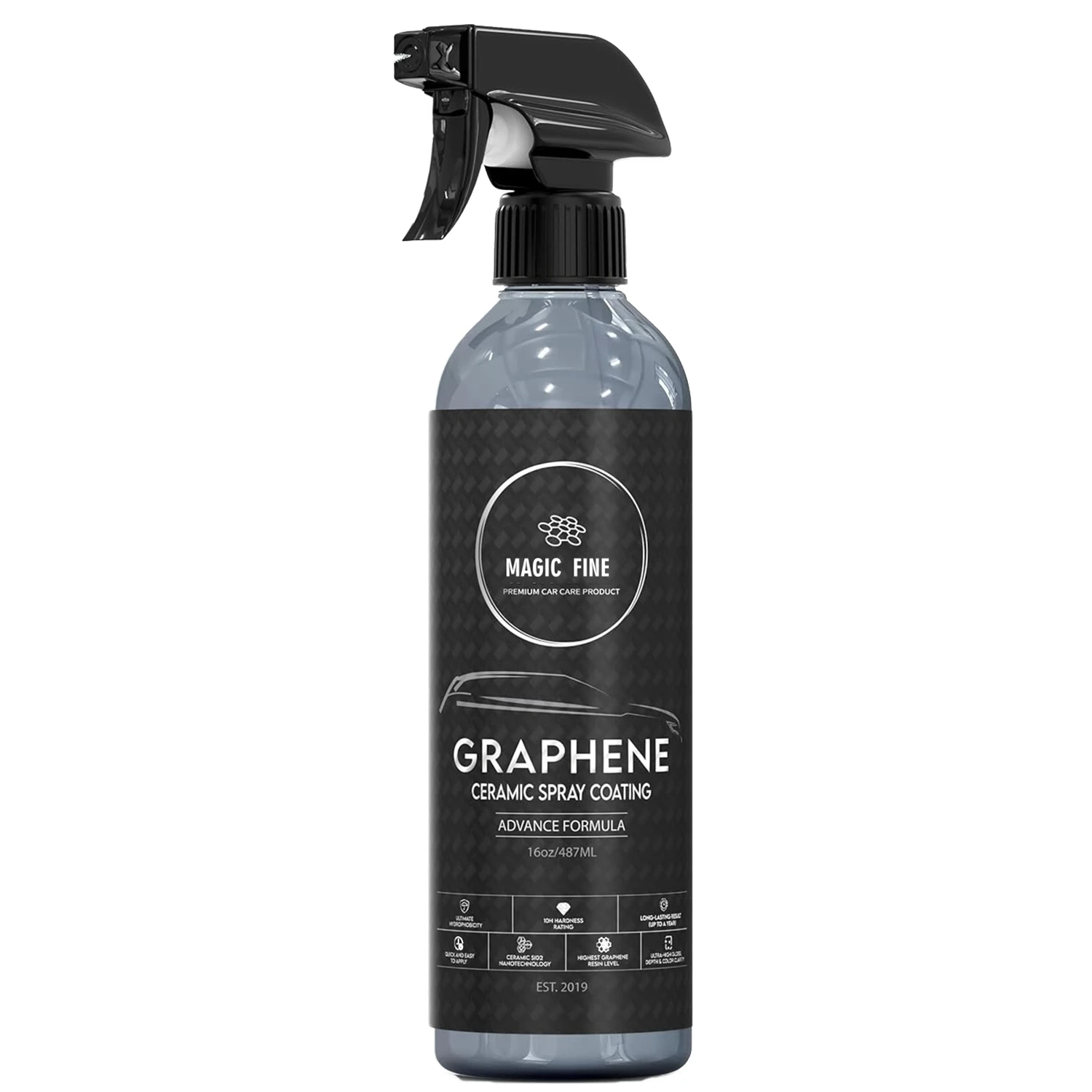 Car Wax Ceramic Coating - Графеновое керамическое покрытие-спрей: Быстрое и простое