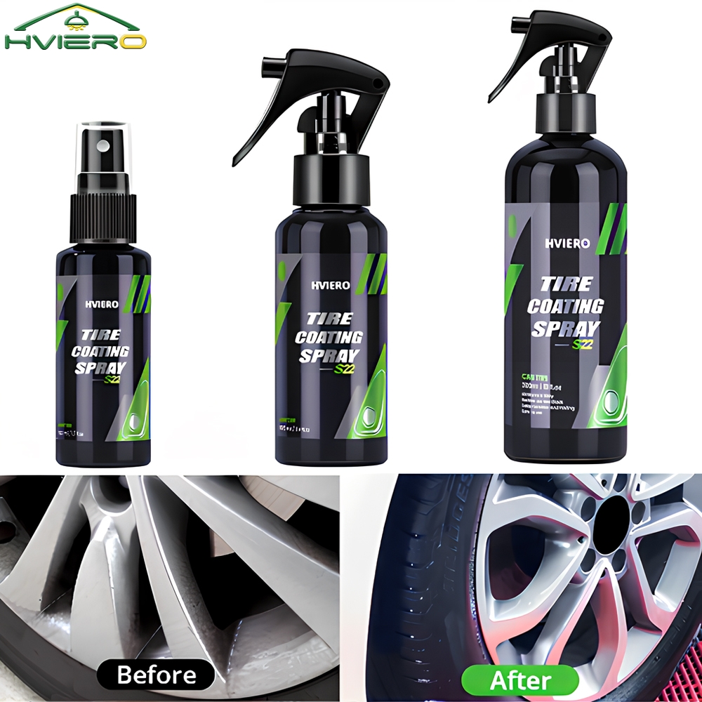 Tire Shine Spray Sealant - Блеск для шин HVIERO S22, спрей
