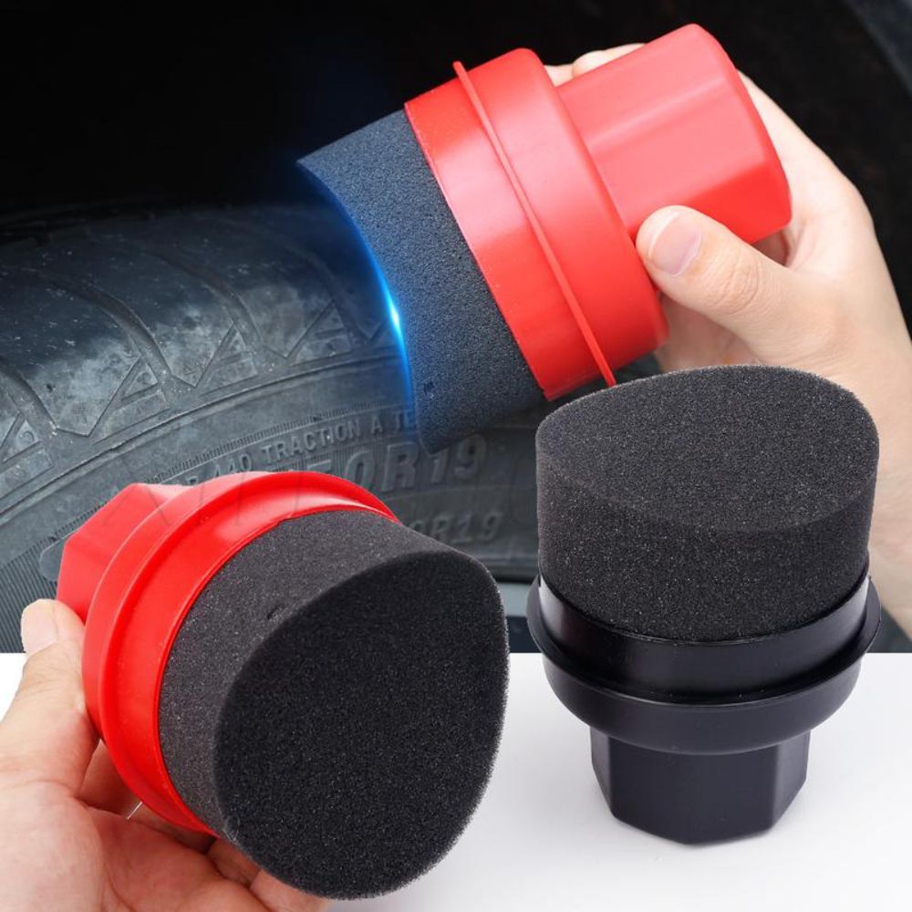 Wax Applicator Pad - Изогнутая губка для полировки шин с