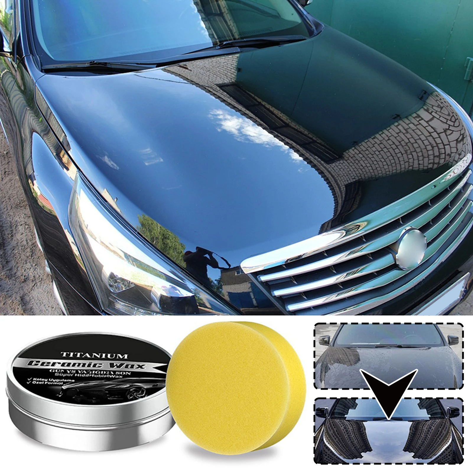 Car Wax Ceramic Coating - Полировальный воск для автомобильного покрытия, воск