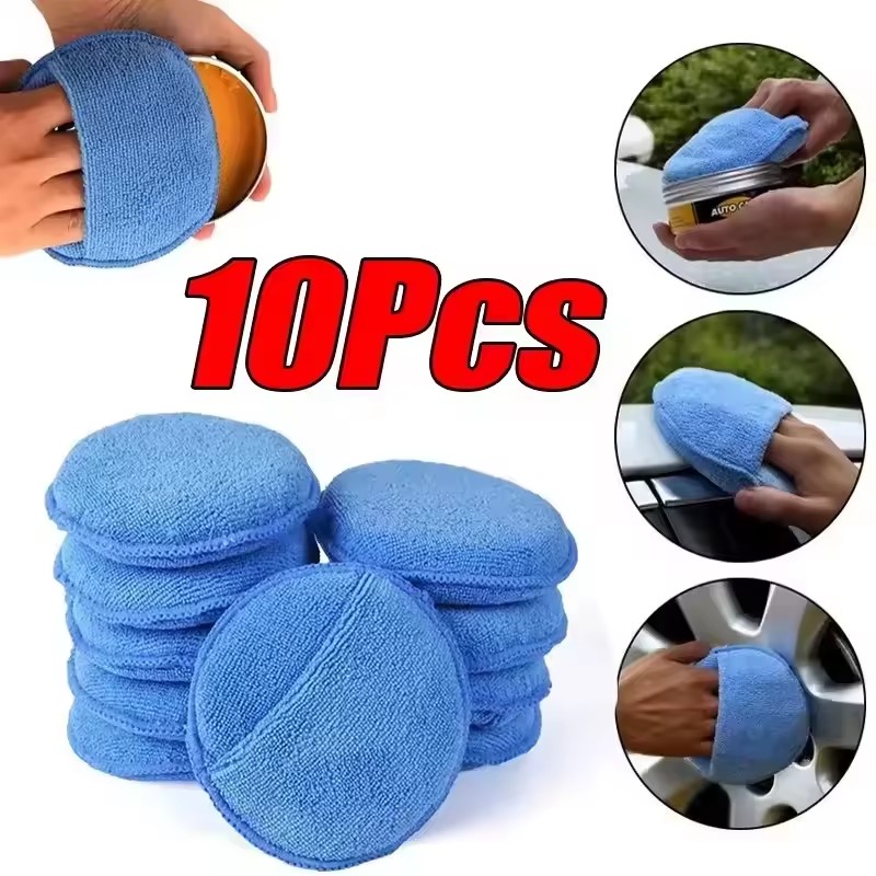 Interior Detailing Kit - 10/1 шт., 5-дюймовый восковой аппликатор из