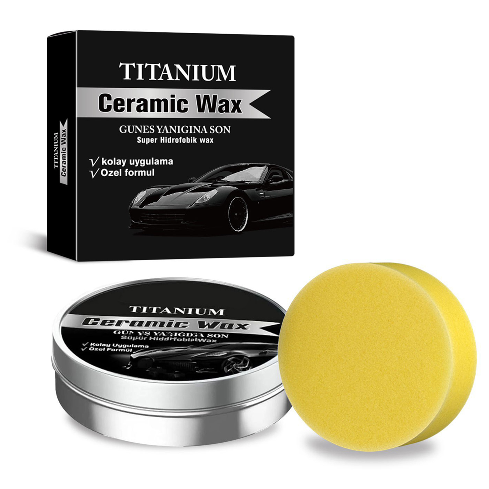 Car Wax Ceramic Coating - 100 г керамического воска-крема для автомобиля,