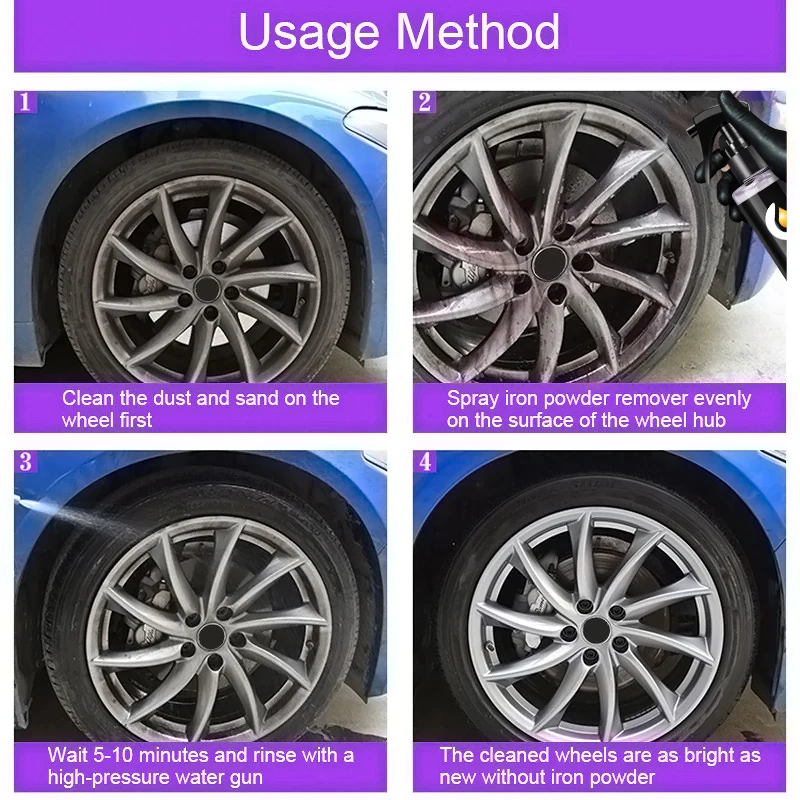 50 мл/100 мл спрей для удалени – обзор и цена Wheel Cleaner Alloy