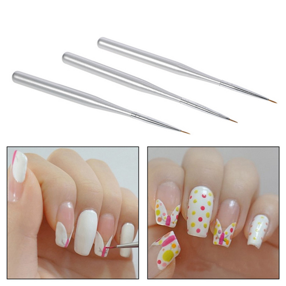 Набор из 3 кистей для дизайна  – обзор и цена Detailing Brush Set
