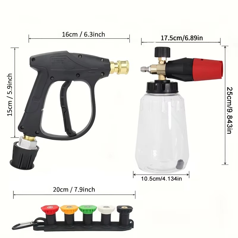 Комплект пенной насадки для мо – обзор и цена Pressure Washer Foam Gun