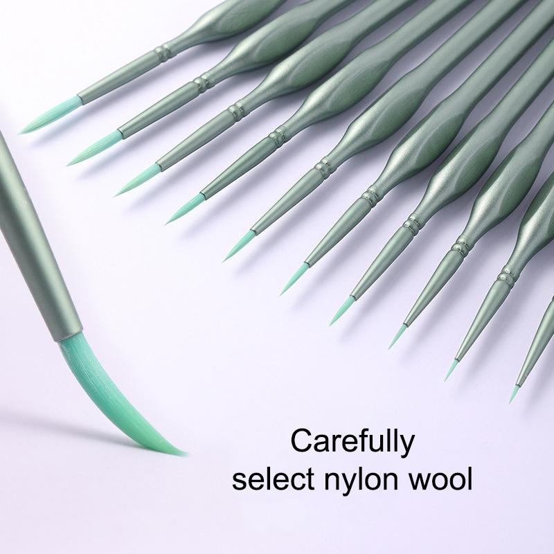 Набор из 11 миниатюрных кистей – обзор и цена Detailing Brush Set