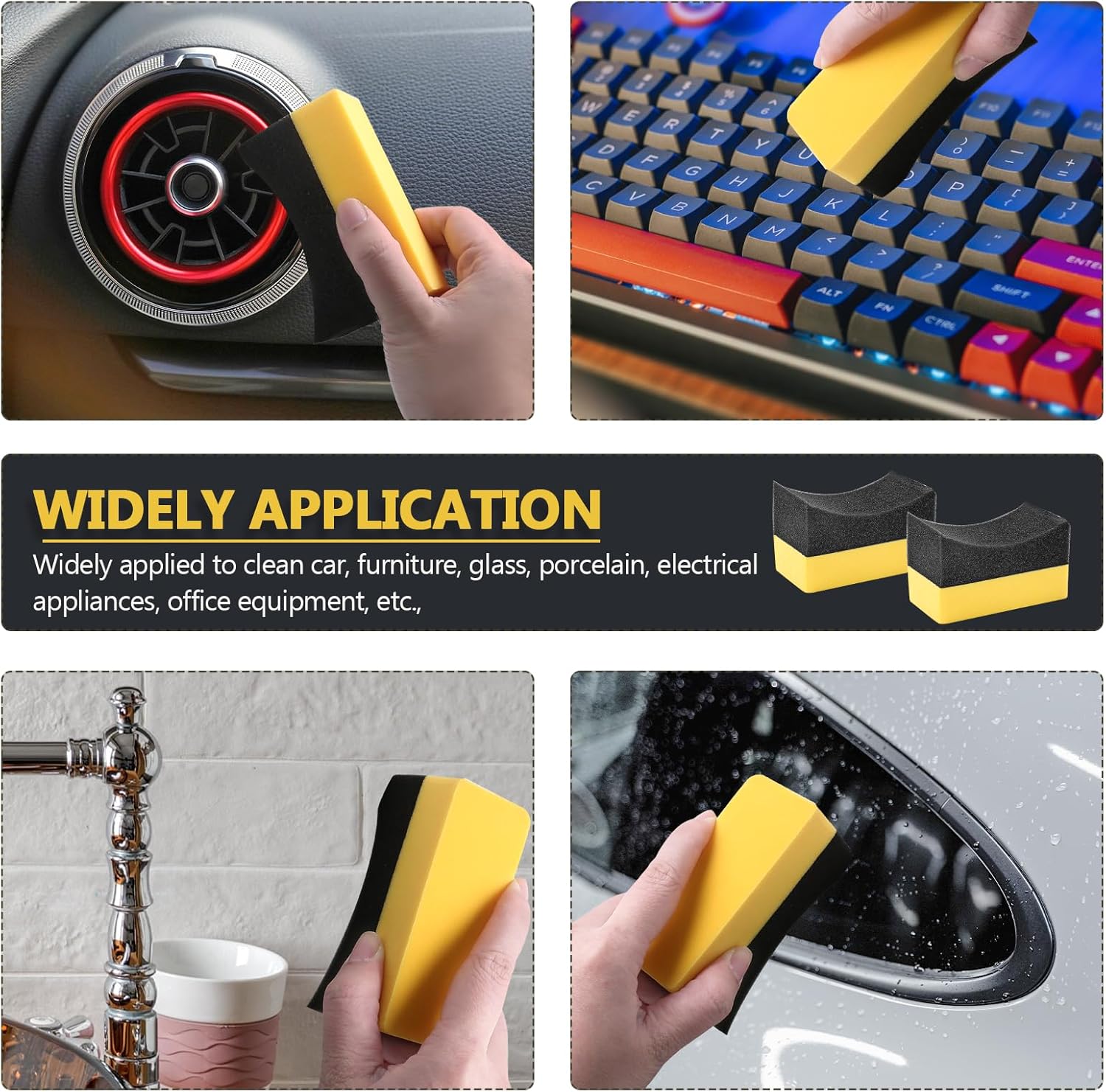 Губка-щетка для автополировки, – обзор и цена Wax Applicator Pad