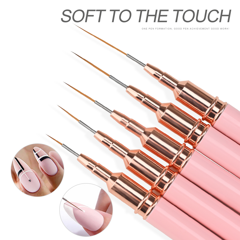 Набор из 5 розовых кистей для  – обзор и цена Detailing Brush Set