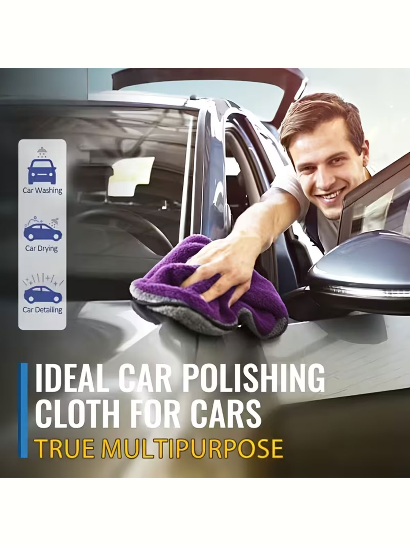 Набор из 10 двусторонних салфе – обзор и цена Microfiber Towel Detailing