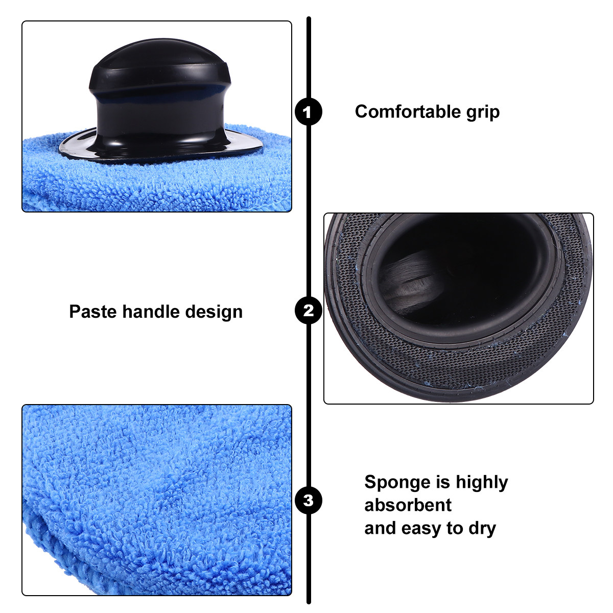 8 шт. губок для нанесения воск – обзор и цена Wax Applicator Pad