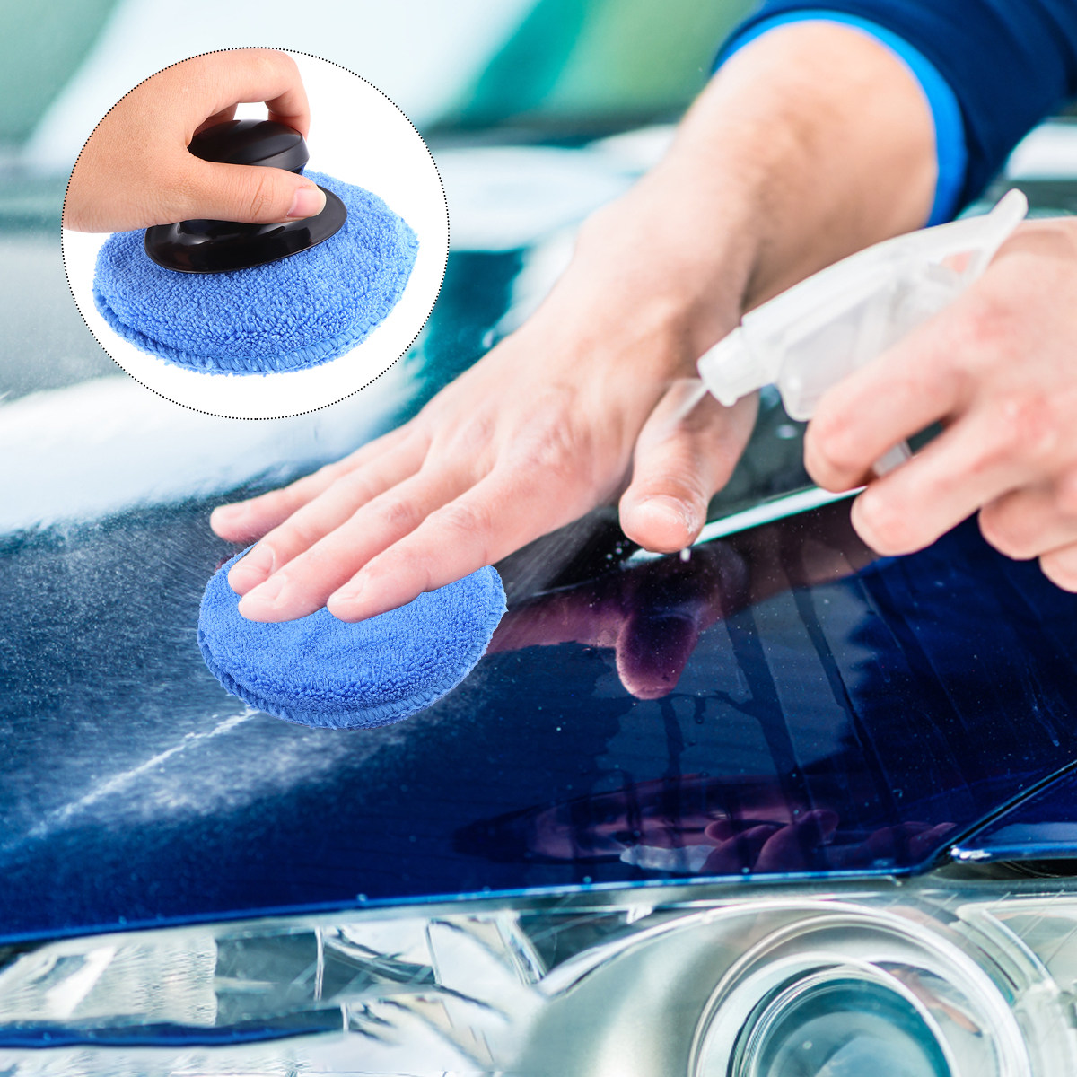 8 шт. губок для нанесения воск – обзор и цена Wax Applicator Pad