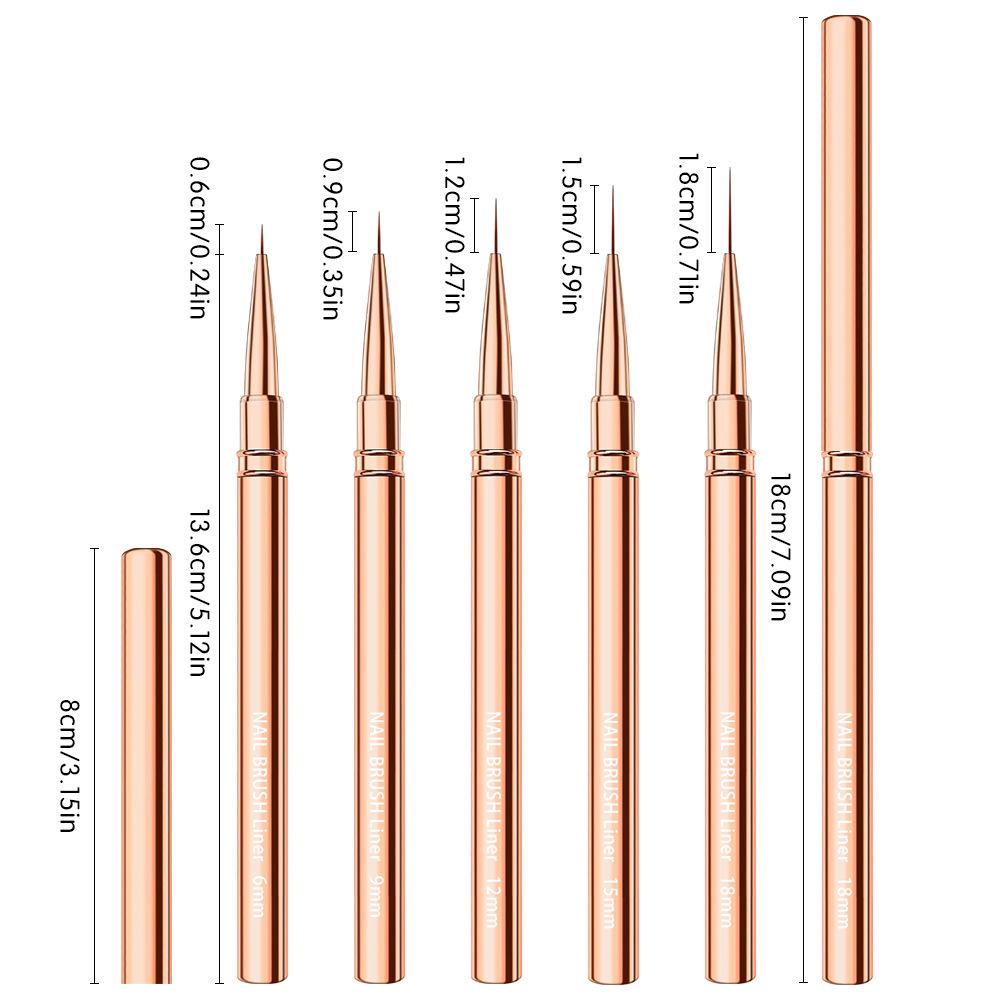 Набор кистей для дизайна ногте – обзор и цена Detailing Brush Set