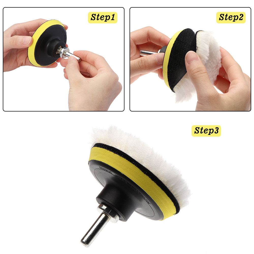 8 шт., набор аксессуаров для п – обзор и цена Polish Pad Set Buffer