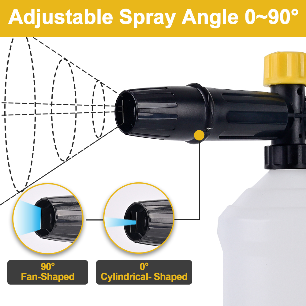 Пенная насадка для автомойки в – обзор и цена Pressure Washer Foam Gun