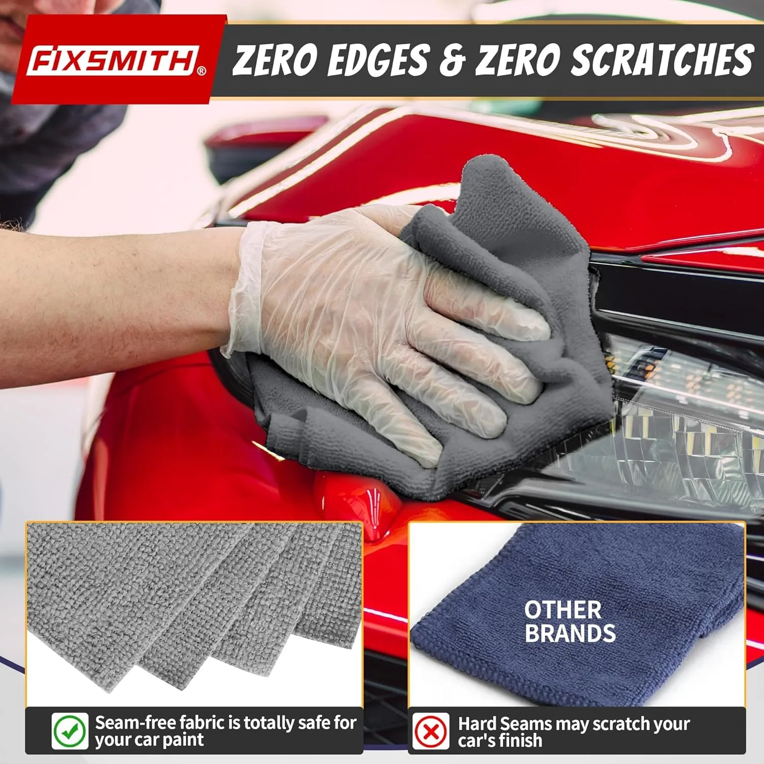 1/50 шт., чистящая ткань из ми – обзор и цена Microfiber Towel Detailing