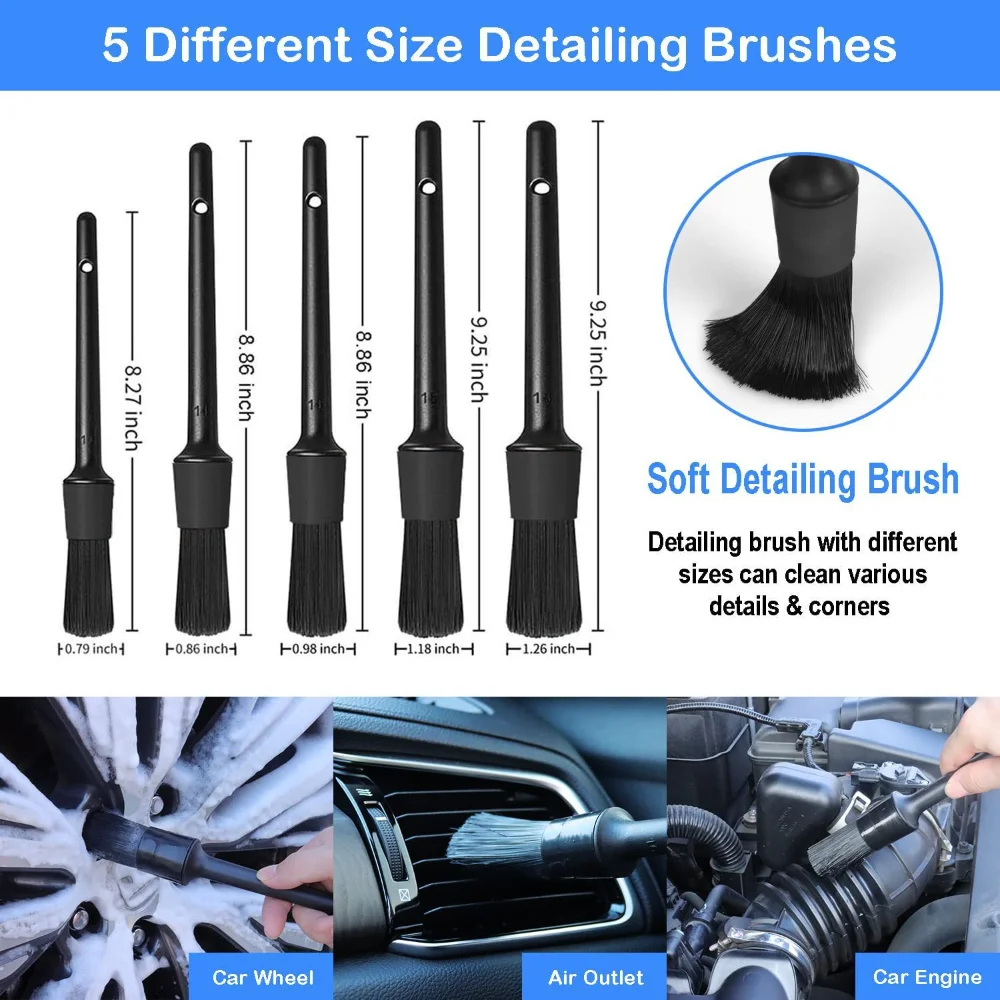 Набор щеток для мойки автомоби – обзор и цена Dirt Brush Interior