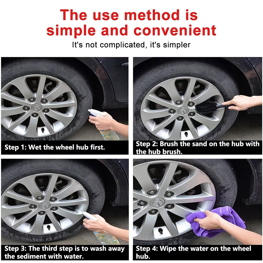 Щетка для колес автомобиля, мя – обзор и цена Wheel Cleaner Alloy